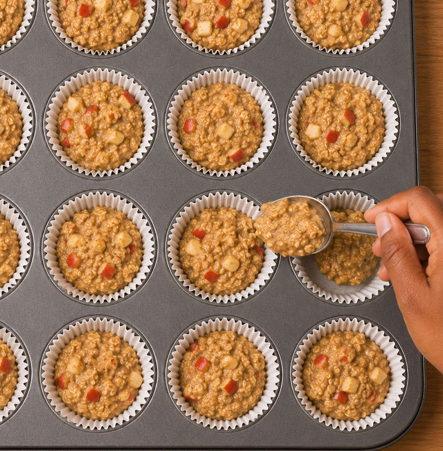 Spooning-oat-muffin-batter-into-muffin-tin