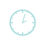 Clock displaying approximately one oclock