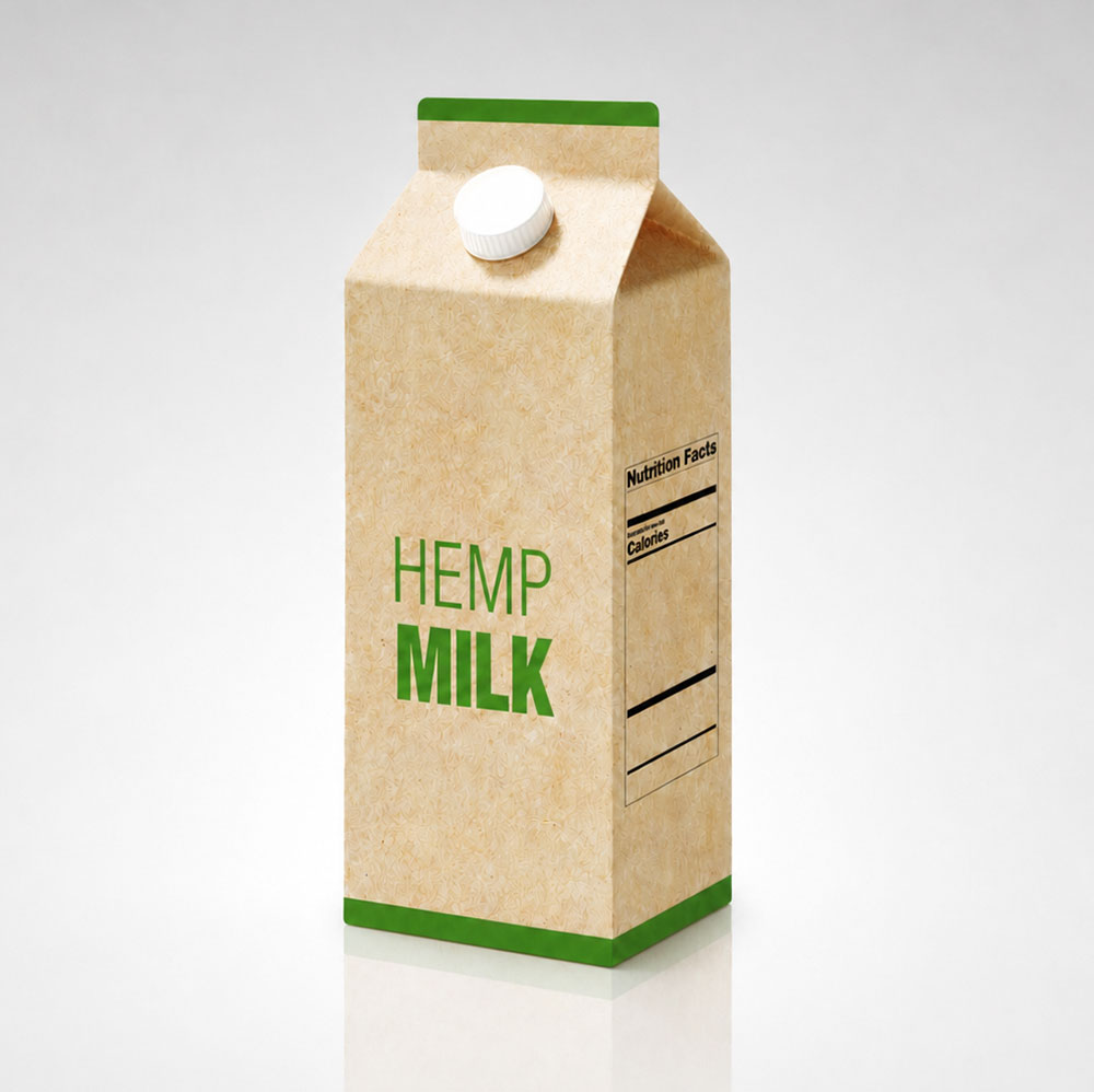Made from hemp seeds and water